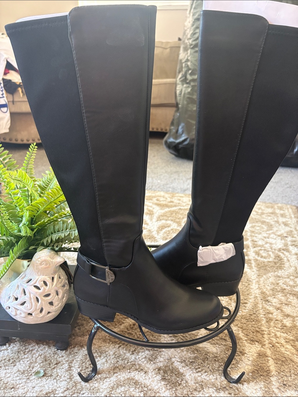 Alfani Black Over-the-Knee Riding Boots